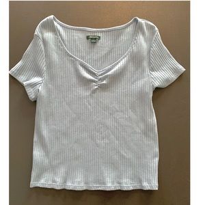 Wild Fable powder blue crop top